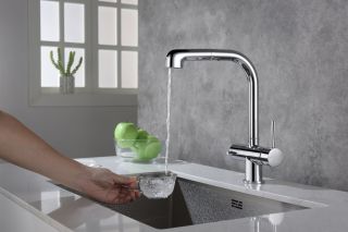 Смеситель для кухни Timo Saona 2346/00FL с выдвижной лейкой хром 2346/00FL